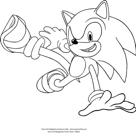 sonic para colorear|sonic dibujo colorear.